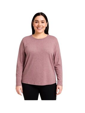 2/40$ NWT Old Navy long-sleeved t-shirt tee crew-neck sweatshirt jersey pink med